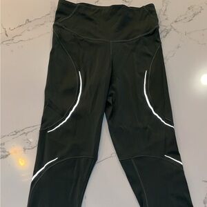 LuluLemon flare reflective leggings